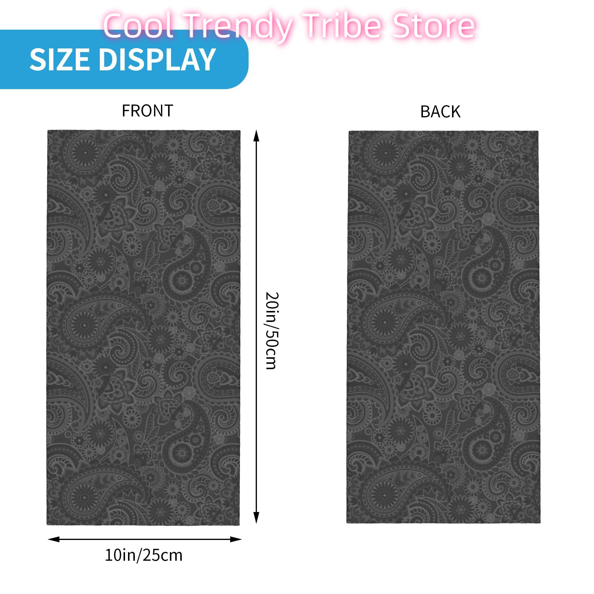 Бандана на заказ Paisley Chica – обзор и цена Neck Warmer Tube