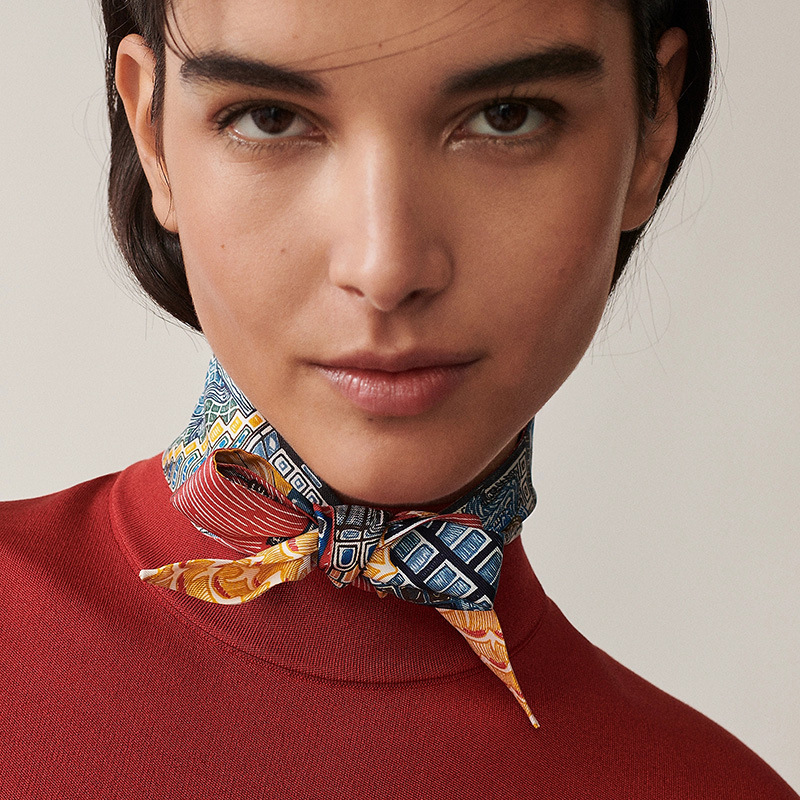 100% шелковый шарф-кольцо, шей – обзор и цена Ascot Neck Scarf
