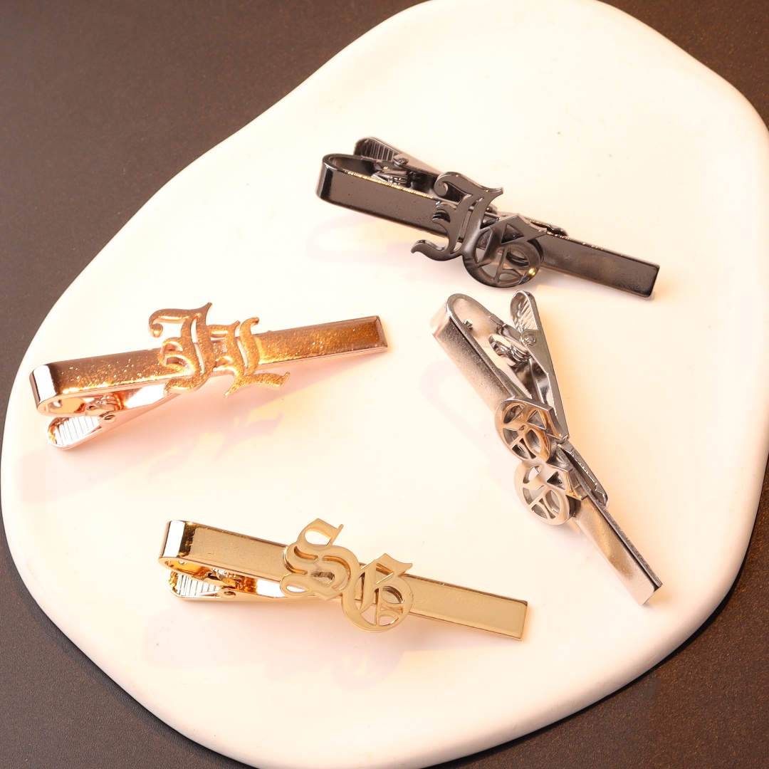 Пользовательское имя, инициалы – обзор и цена Tie Clip Silver