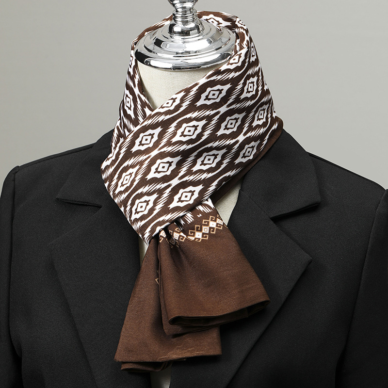Мужской шарф, имитация шелка,  – обзор и цена Silk Neck Scarf