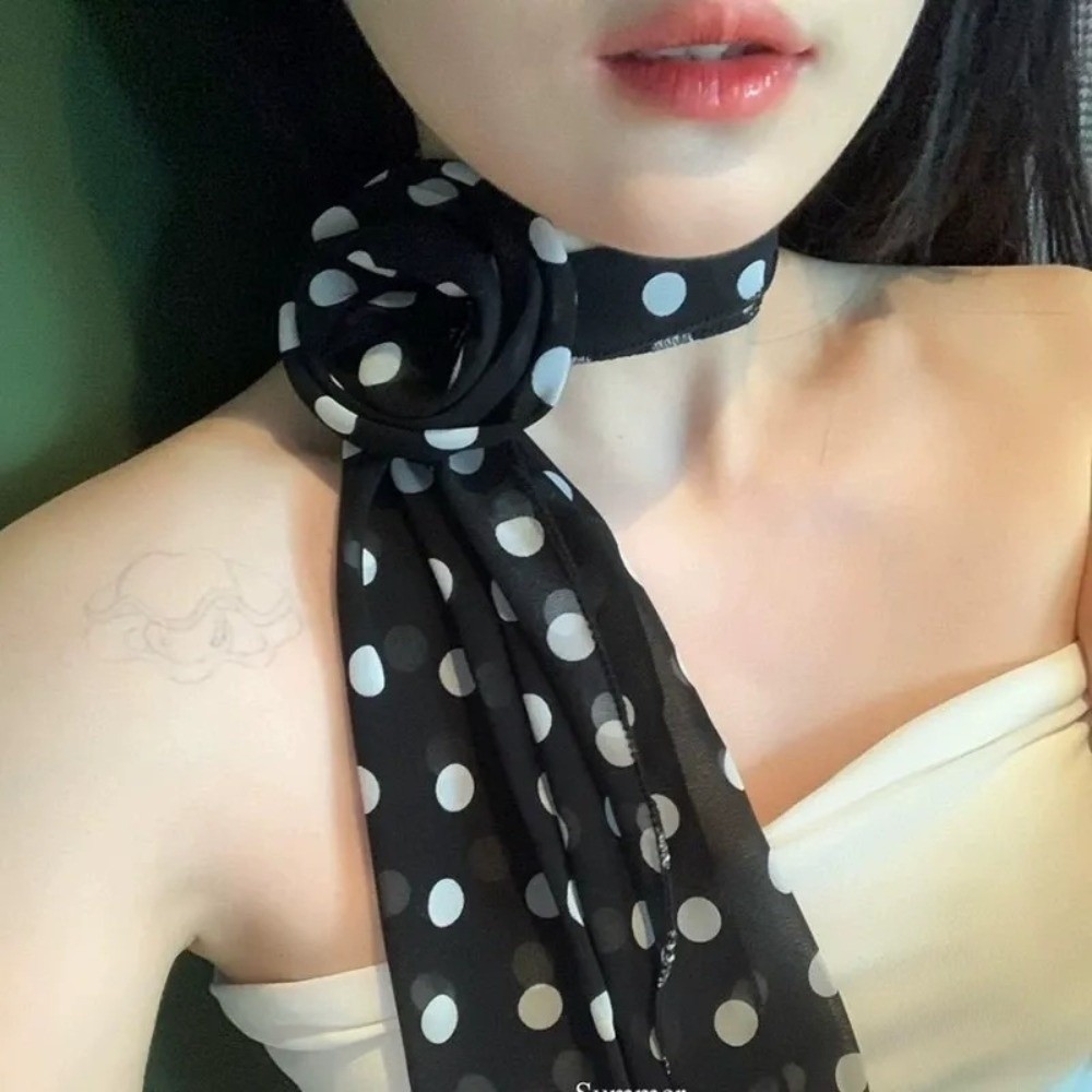 Новый съемный шифоновый длинны – обзор и цена Ascot Neck Scarf