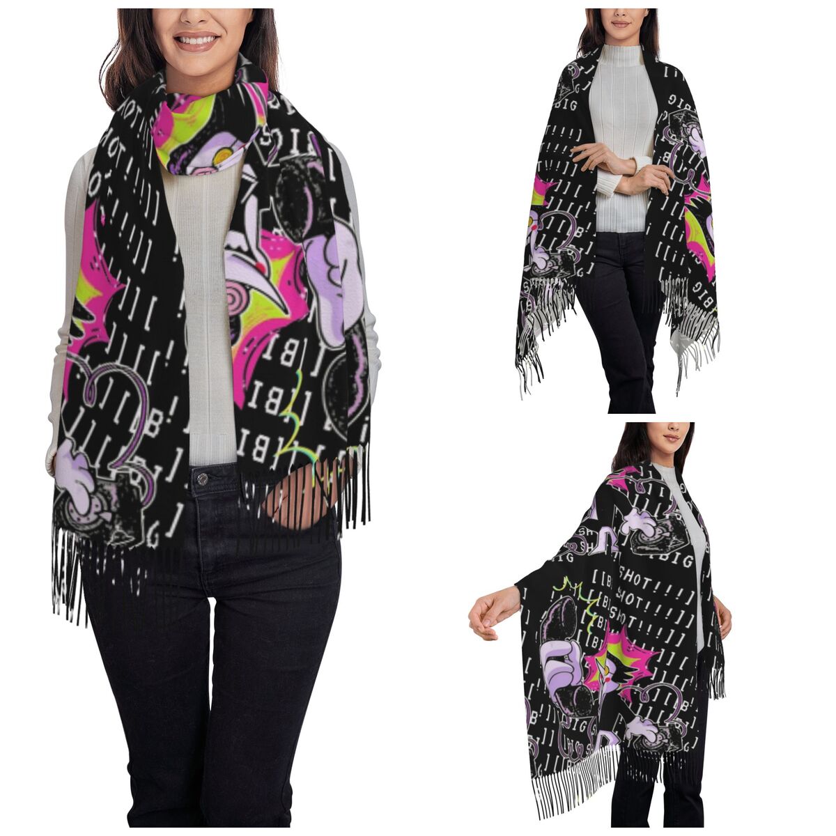Deltarune шаль для женщин зимн – обзор и цена Pashmina Wrap Large