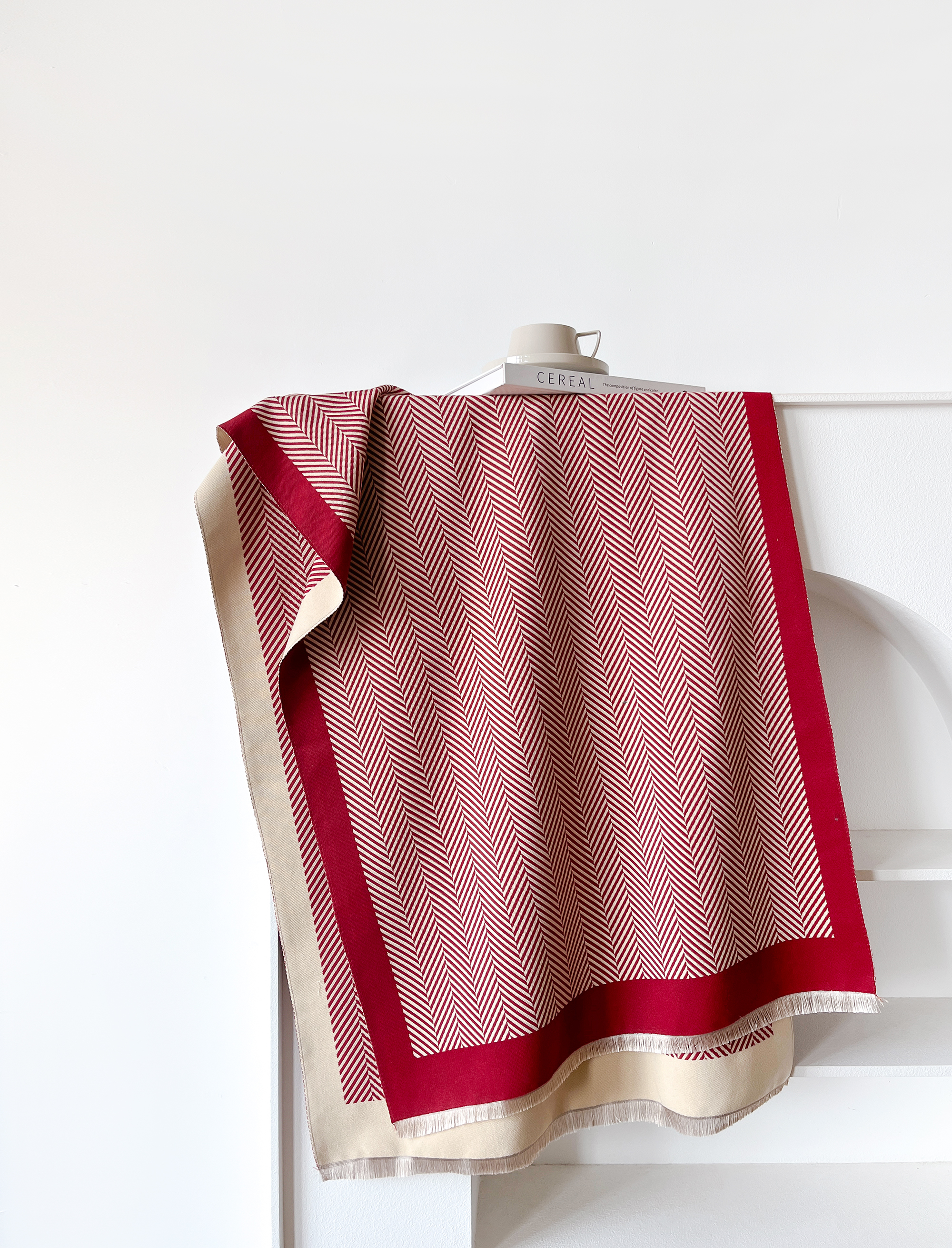 2024, зимний женский кашемиров – обзор и цена Woven Scarf Blanket