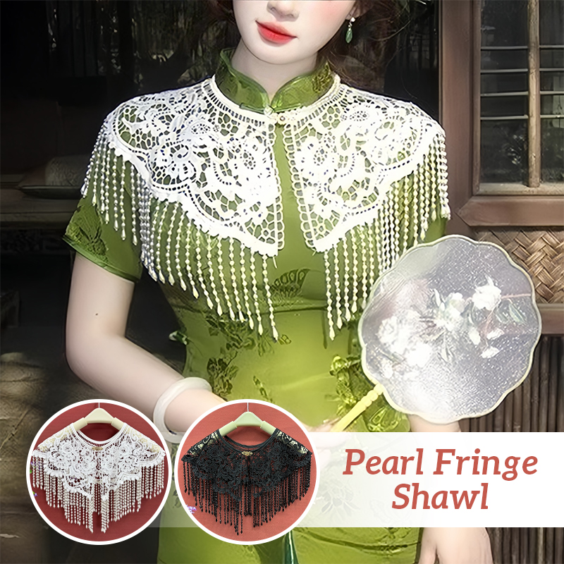 Винтажная шаль с жемчужными ки – обзор и цена Stole Wedding Shawl