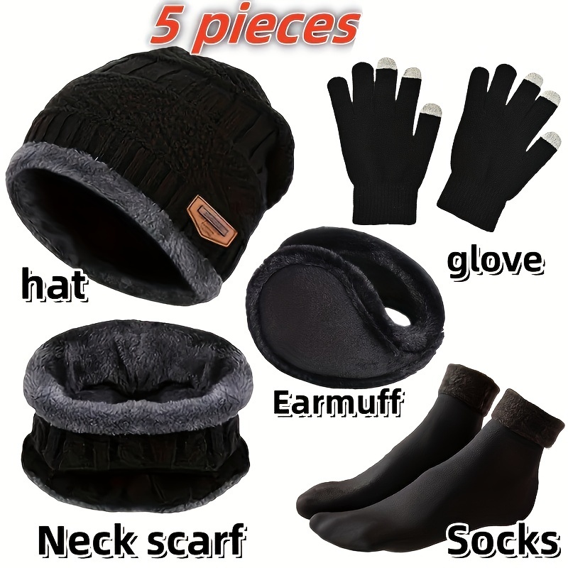 Мужская зимняя шапка, уличный  – обзор и цена Muffler Men Wool