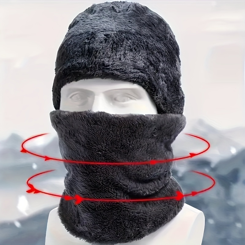 Мужская зимняя шапка, уличный  – обзор и цена Muffler Men Wool