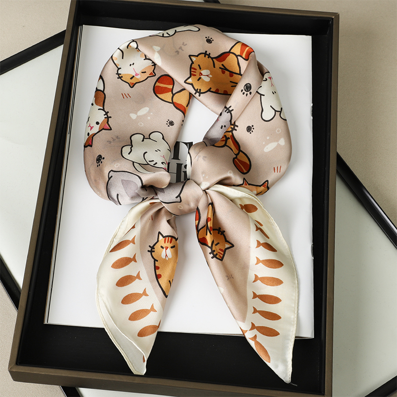 Роскошная шелковая шаль, квадр – обзор и цена Silk Neck Scarf