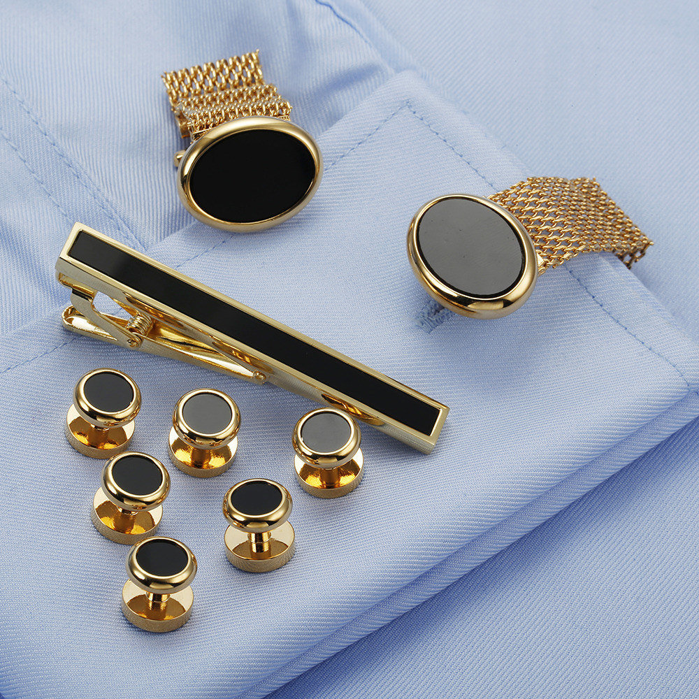 VAGULA Новые 9 шт. запонки заж – обзор и цена Tie Bar Set Gift