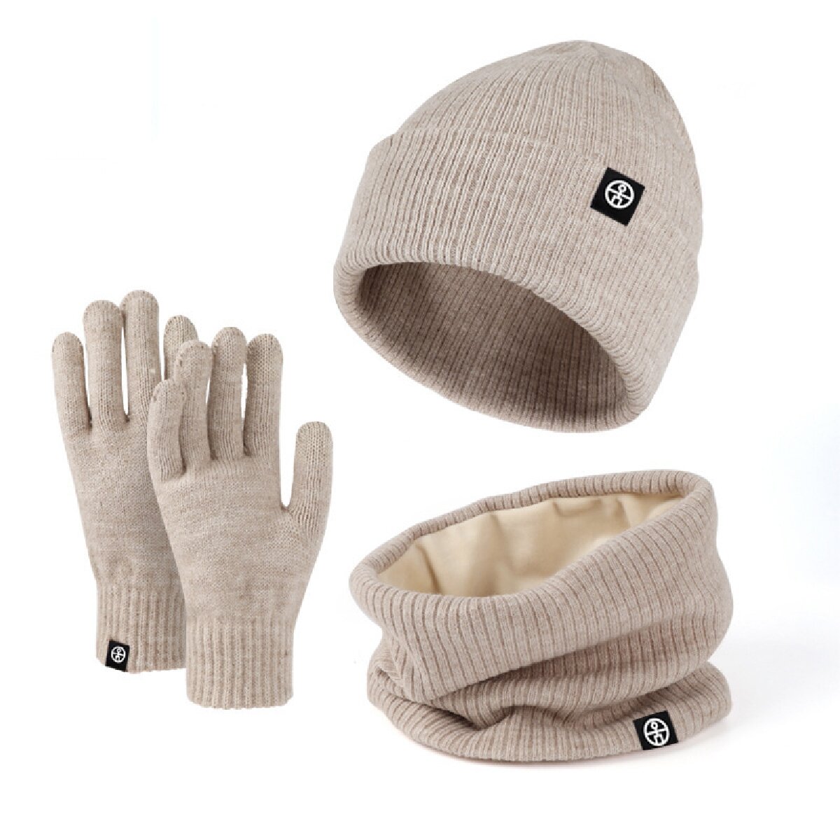 Зимняя шапка-бини, перчатки, с – обзор и цена Muffler Men Wool