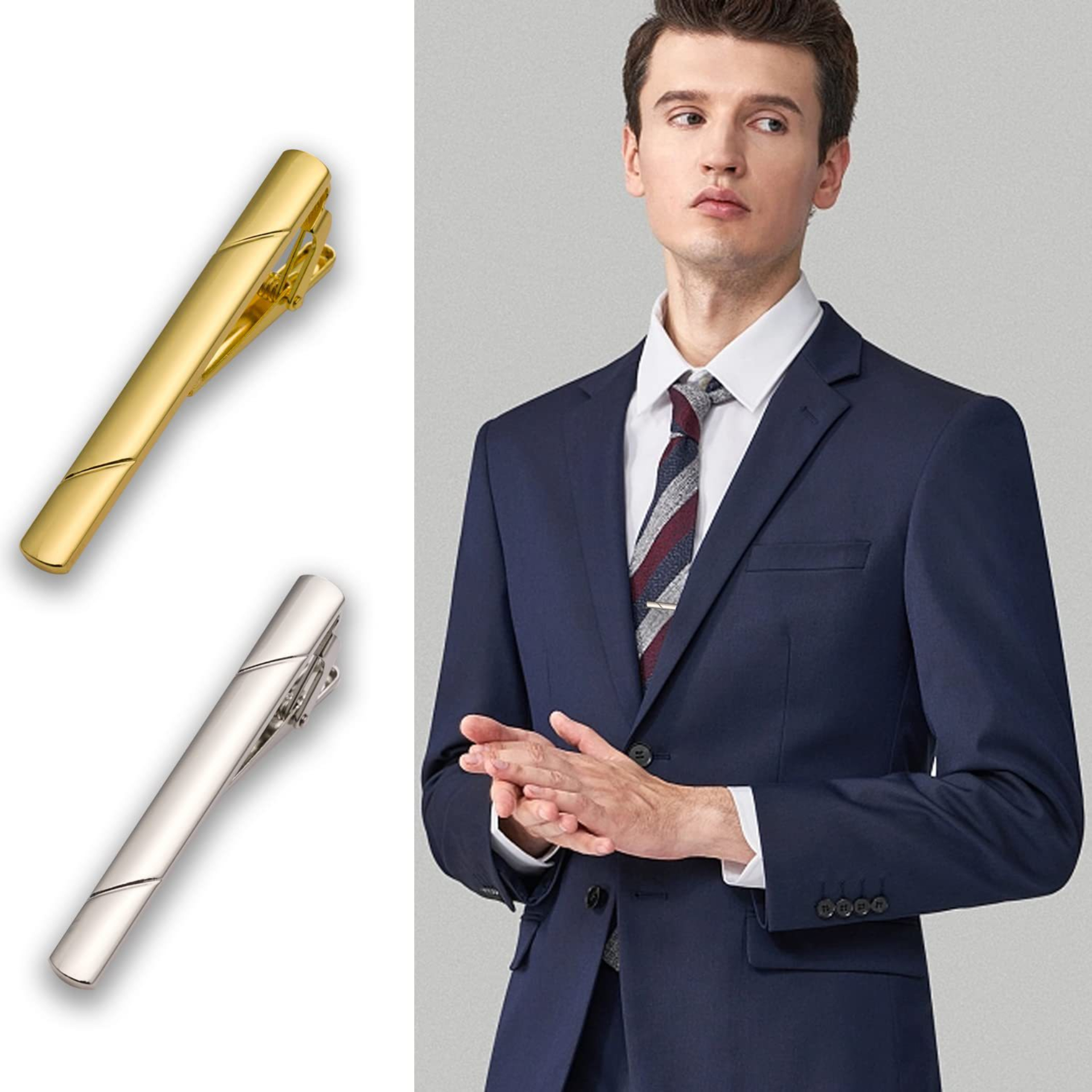 Металлические зажимы для галст – обзор и цена Tie Bar Set Gift
