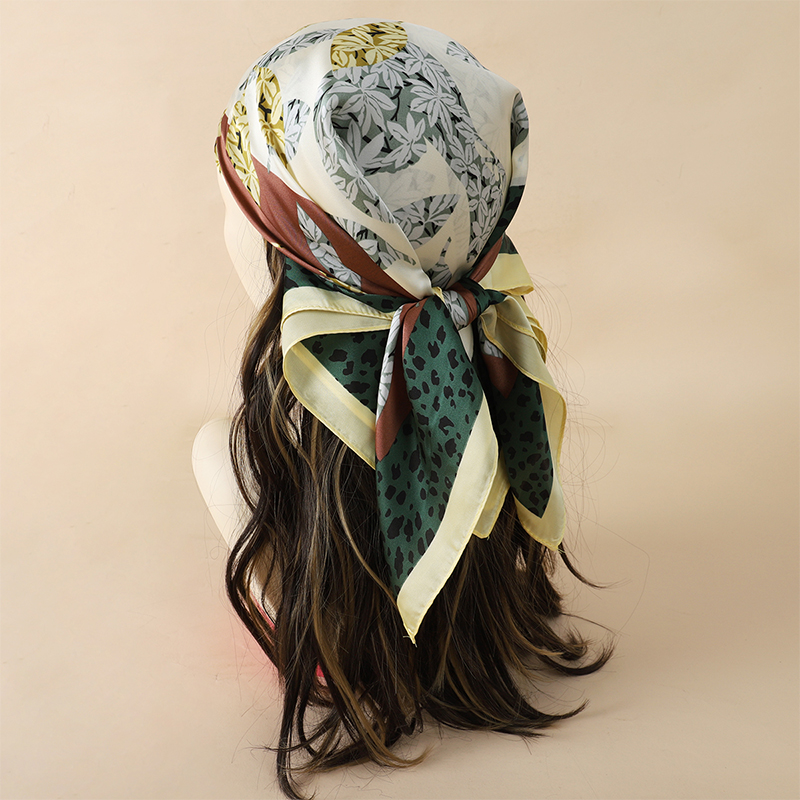 70x70 см женский шарф шелковый – обзор и цена Silk Neck Scarf