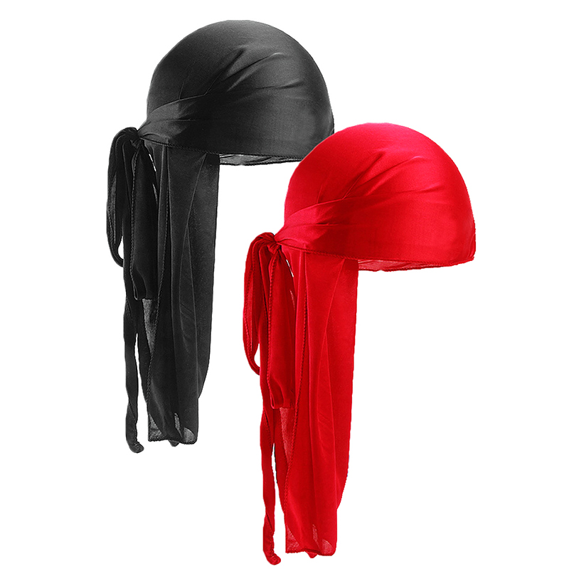 2 шт. Шелковистые атласные Dur – обзор и цена Bandana Doo Rag