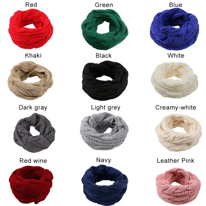 Мужчины Женщины Мальчики Девоч – обзор и цена Infinity Scarf Knit