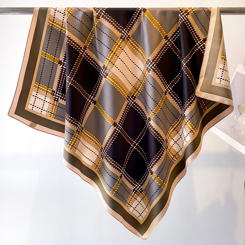 Новый летний квадратный шарф и – обзор и цена Silk Tie Striped