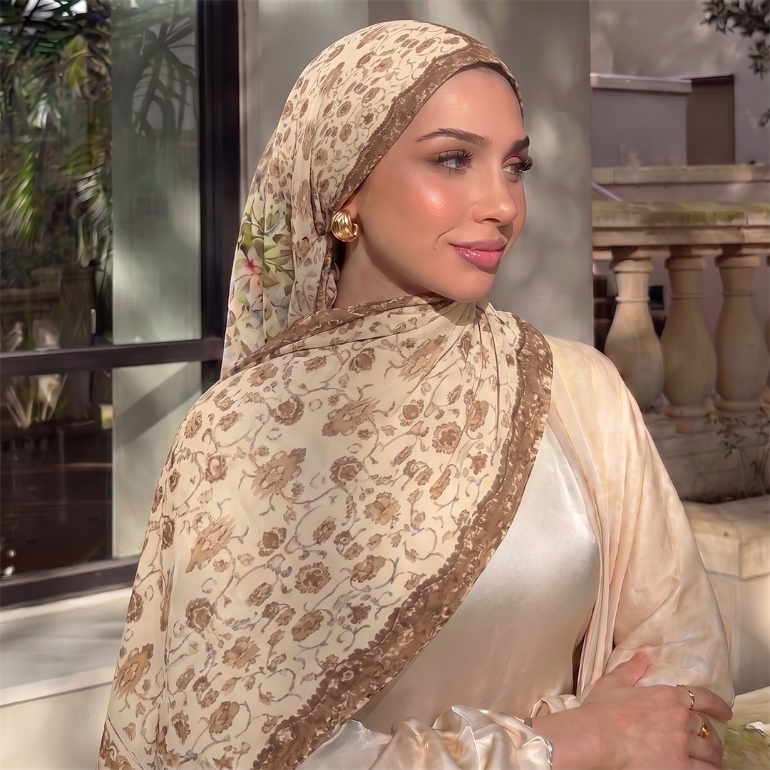 Винтажный хиджаб с цветочным п – обзор и цена Head Wrap Turban
