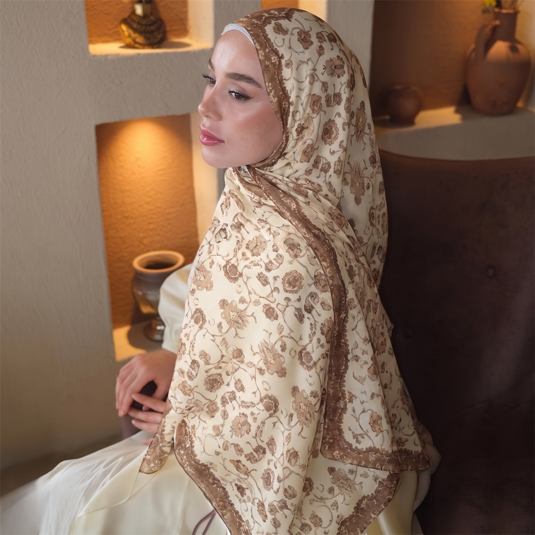 Винтажный хиджаб с цветочным п – обзор и цена Head Wrap Turban