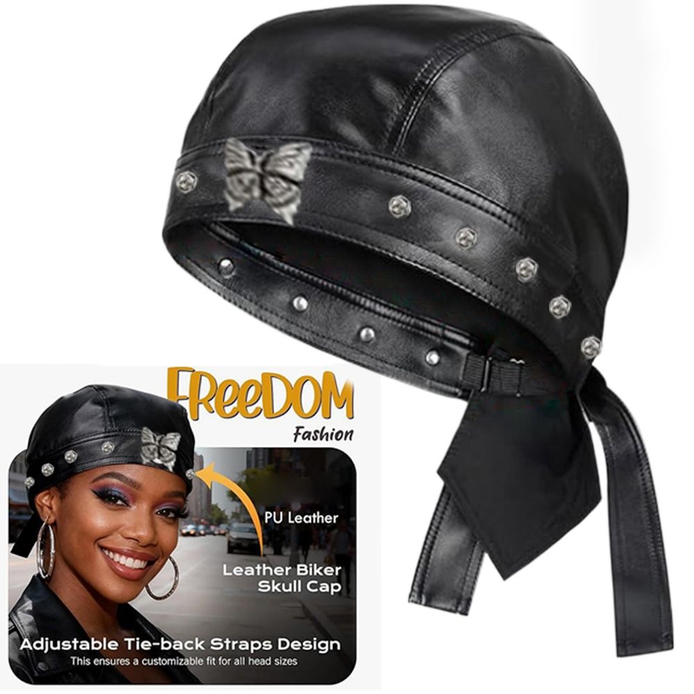 Новая черная байкерская кепка  – обзор и цена Bandana Doo Rag