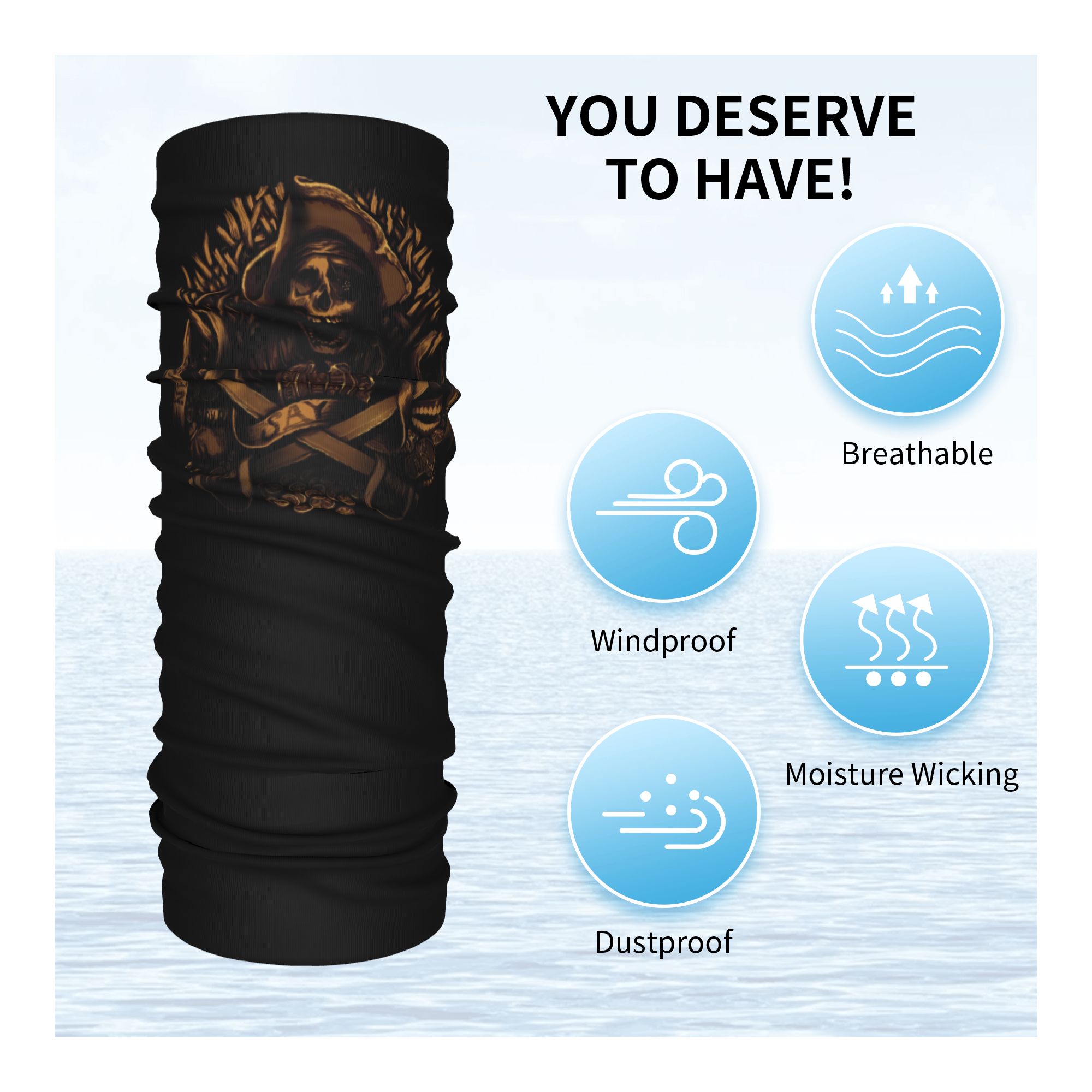 Многофункциональный шарф-труба – обзор и цена Neck Warmer Tube